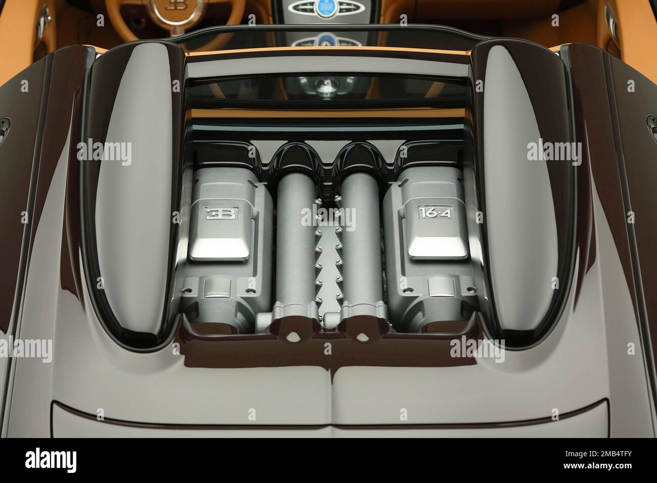 Sports car special model Rembrandt Bugatti from the series Les Legendes de Bugatti. The model