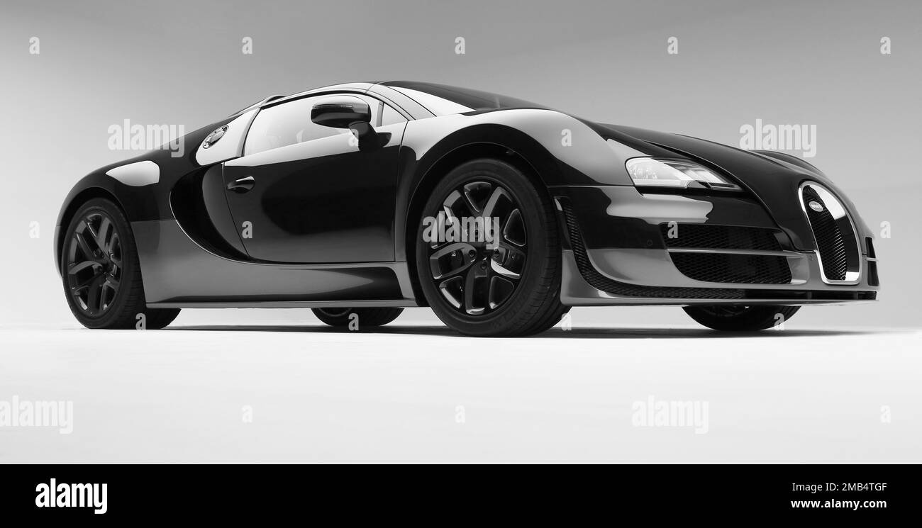 Sports car special model Rembrandt Bugatti from the series Les Legendes de Bugatti. The model