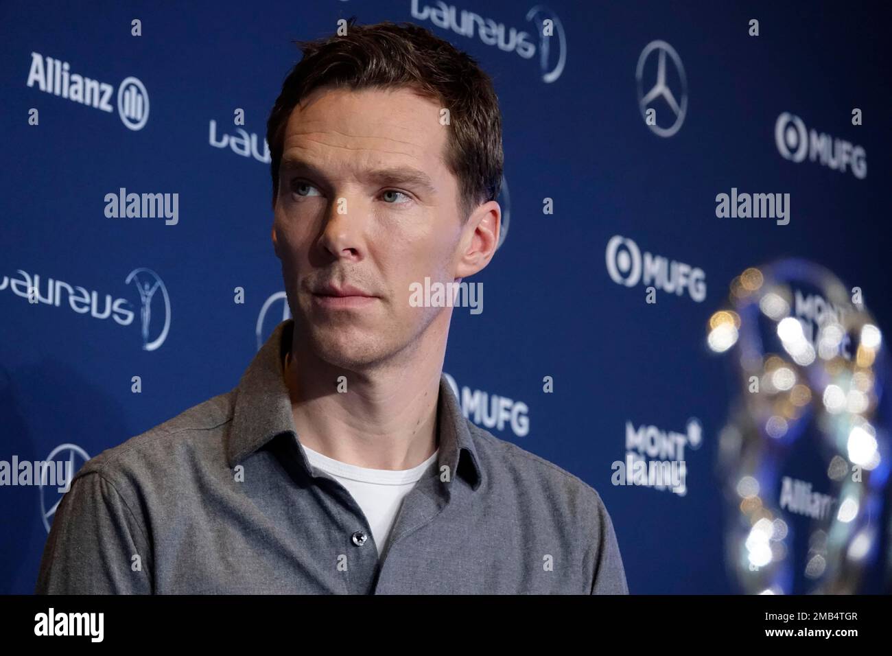 Benedict Timothy Carlton Cumberbatch, CBE, British actor, as host Host of the 2018 Laureus