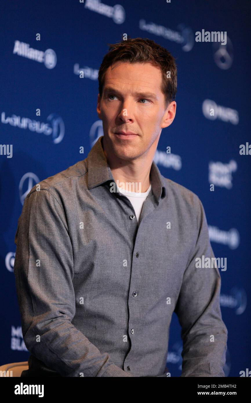 Benedict Timothy Carlton Cumberbatch, CBE, British actor, as host Host of the 2018 Laureus