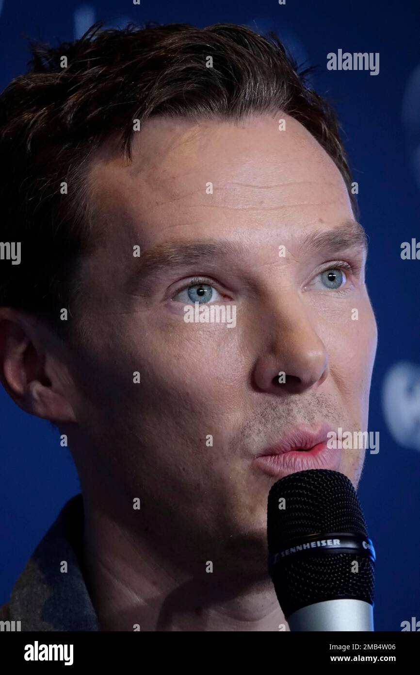 Benedict Timothy Carlton Cumberbatch, CBE, British actor, as host Host of the 2018 Laureus