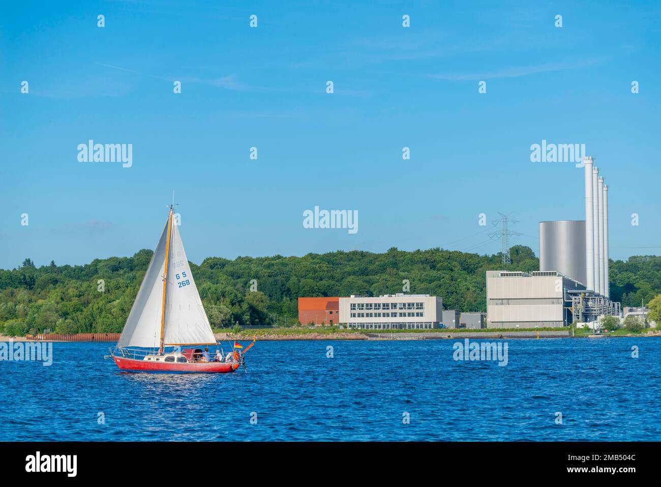 Coastal power plant, Hasselfelde east shore, Kiel municipal utility
