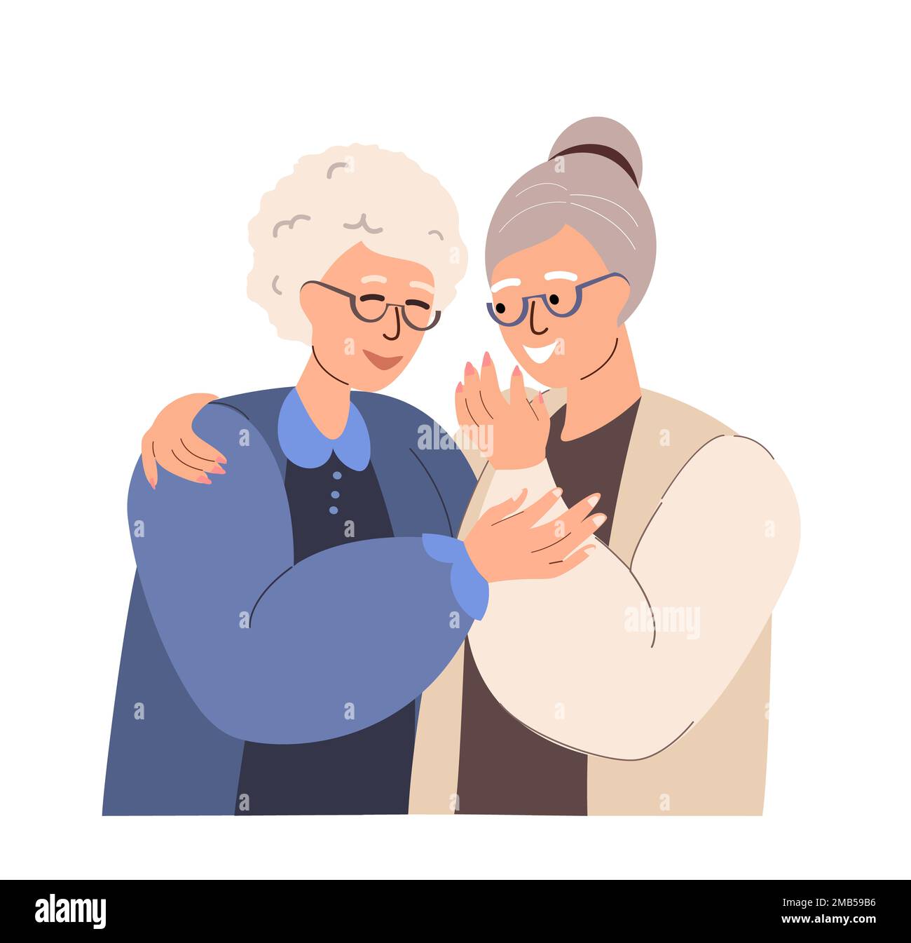 Giggling Granny Cut Out Stock Images & Pictures - Alamy