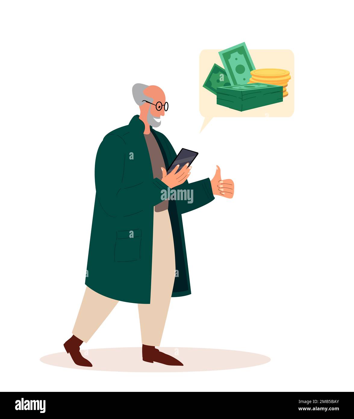 Cartoon old man with money hi-res stock photography and images - Alamy Cartoon old man with money hi-res stock photography and images - Alamy