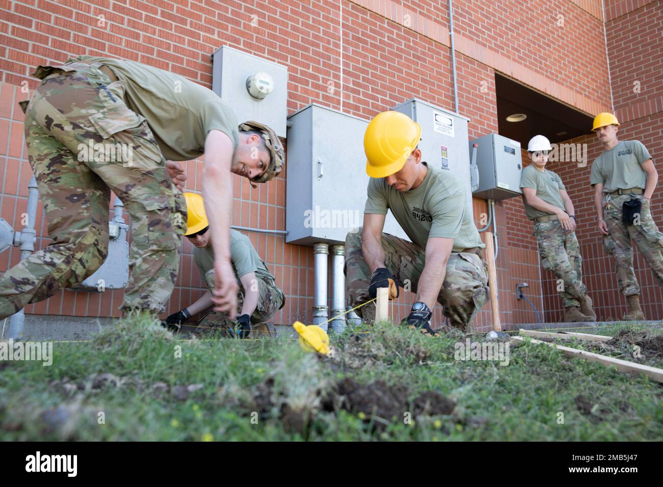 U.S. Army Sgt. Bailey Ruff with 842nd Engineering Company, South Dakota ...