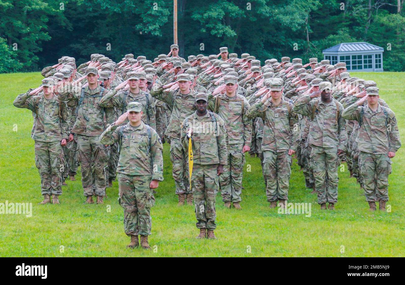 Class of 2025, Cadets at the U.S. Military Academy salutes the American ...