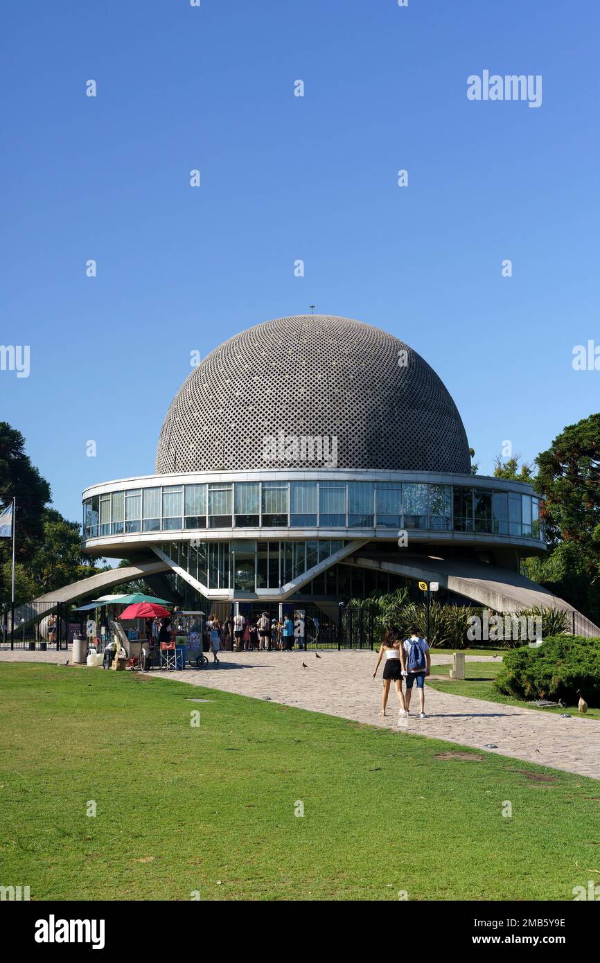 Buenos Aires, Argentina - January 19, 2023: City Planetarium Galileo Galilei public park Buenos Aires. High quality photo Stock Photo