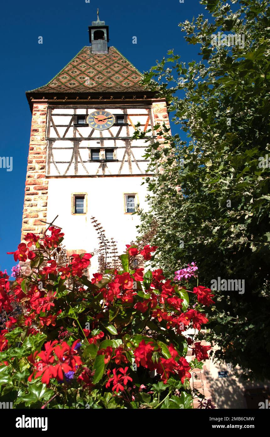 Porte Haute, Bergheim, Alsace, France Stock Photo Alamy