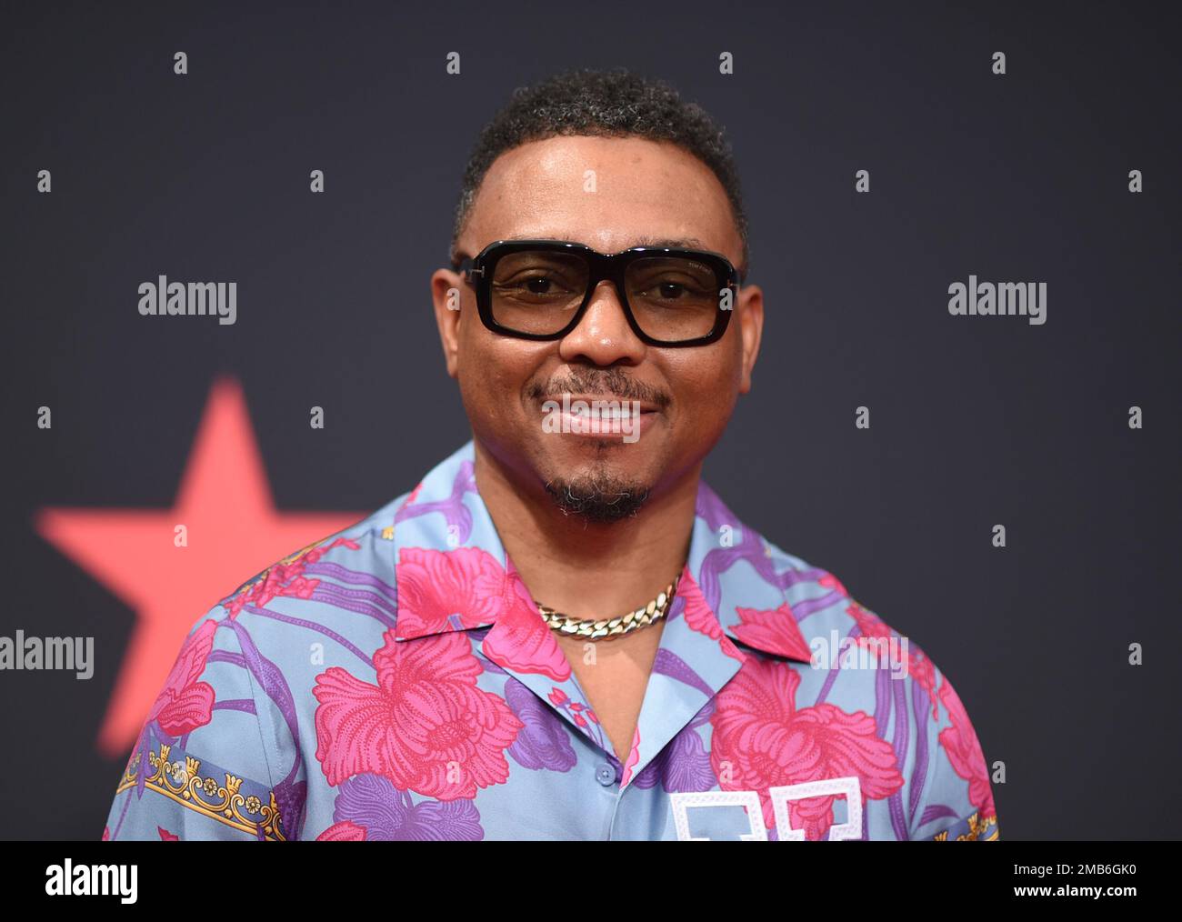 Na’im Lynn arrives at the BET Awards on Sunday, June 26, 2022, at the