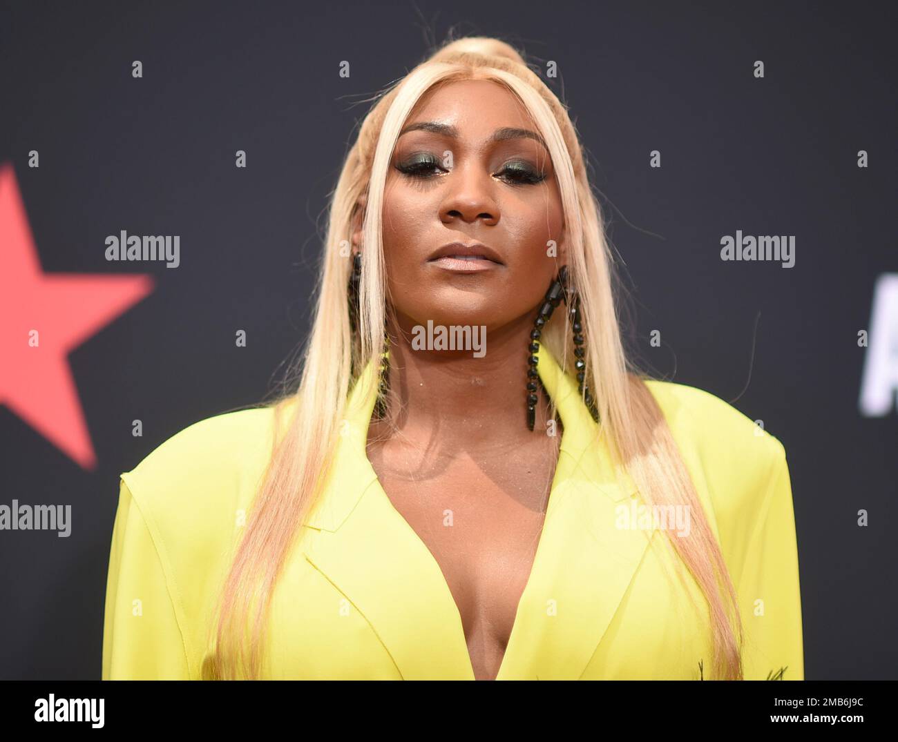 Mignon Von arrives at the BET Awards on Sunday, June 26, 2022, at the