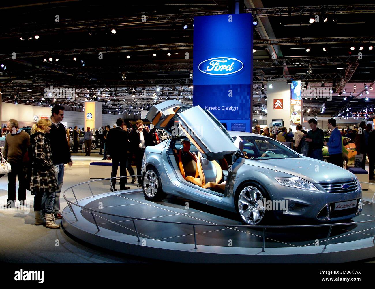 Stockholm Car Show, Älvsjö, Stockholm, Sweden. In the picture: The Ford Iosis, saloon concept car, from Ford Europe. Stock Photo