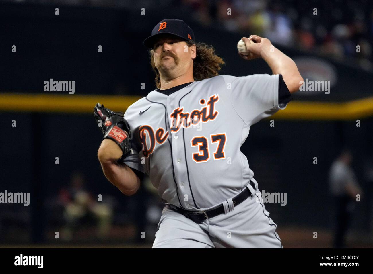 Detroit Tigers relief pitcher Andrew Chafin plays during a