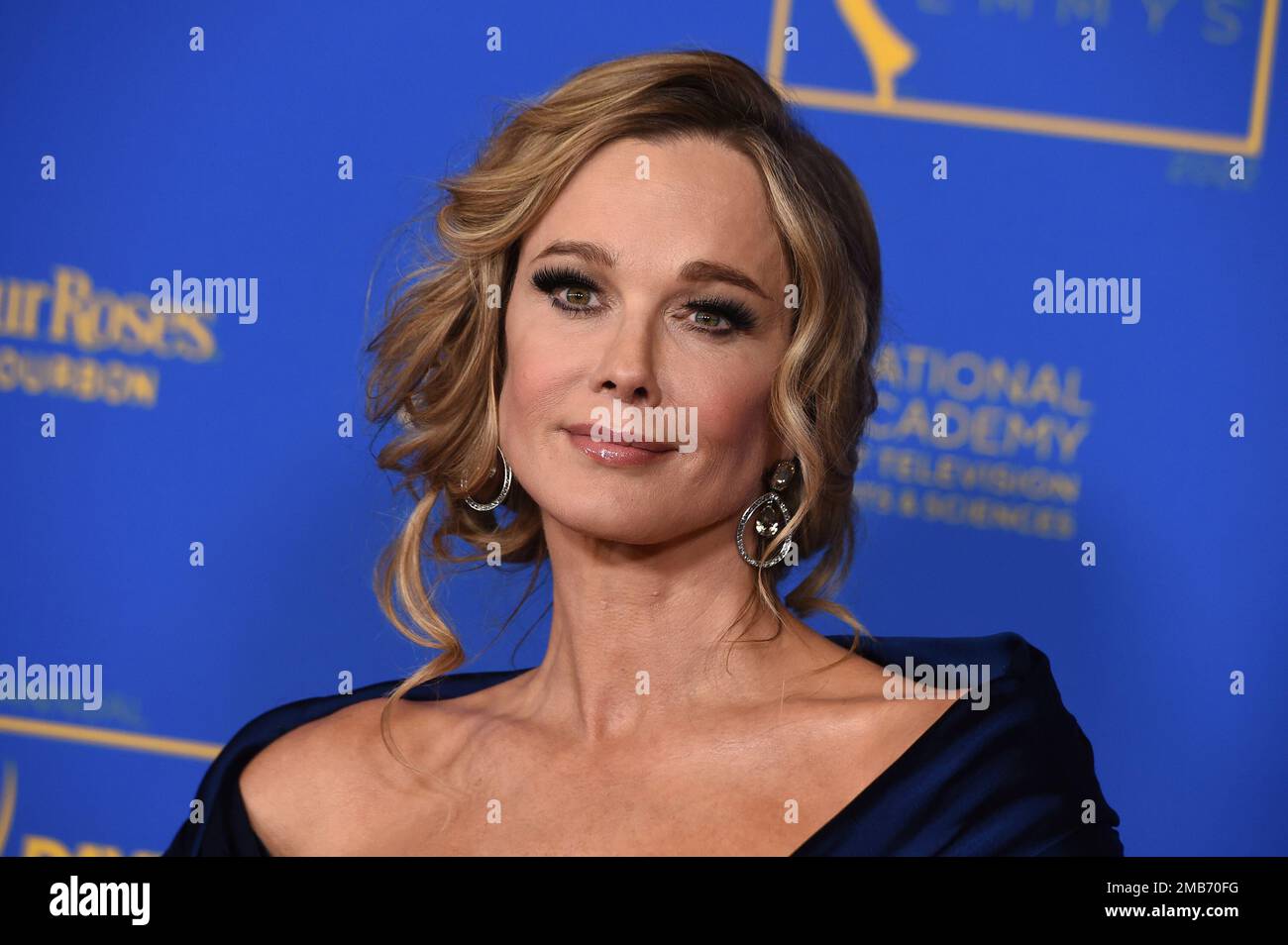 Jennifer Gareis arrives at the 49th annual Daytime Emmy Awards on
