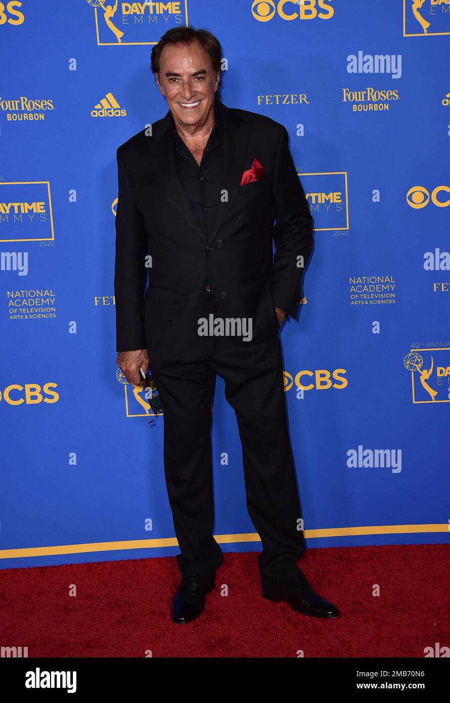 Penglis Thaao Penghlis arrives at the 49th annual Daytime Emmy Awards on Friday ...