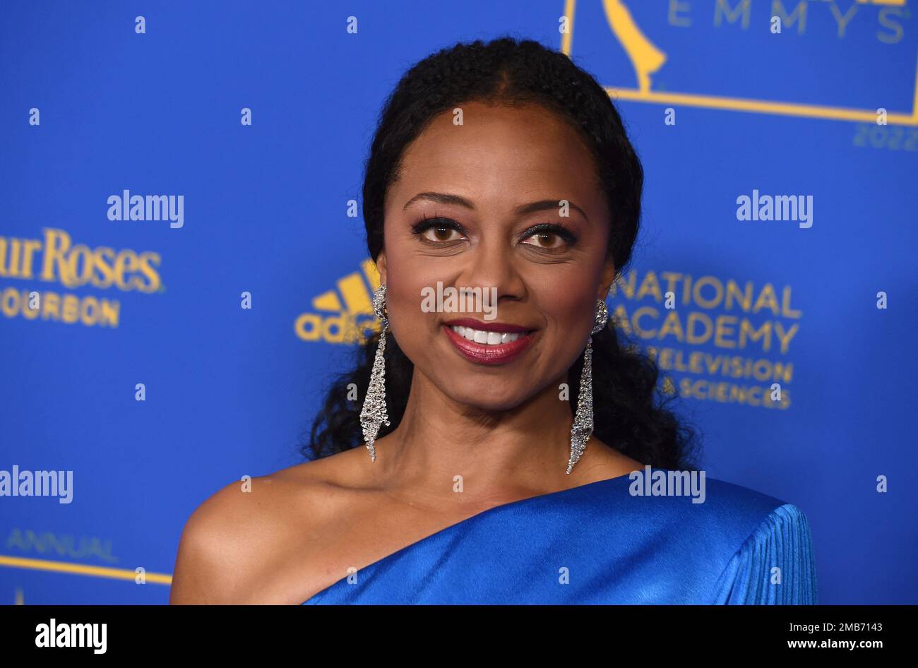 Nischelle Turner arrives at the 49th annual Daytime Emmy Awards on