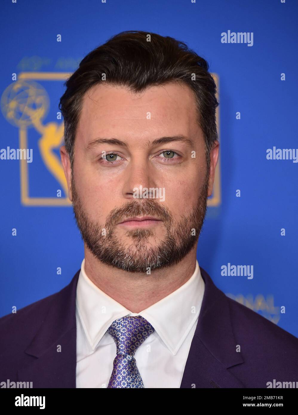 Dan Feuerriegel arrives at the 49th annual Daytime Emmy Awards on