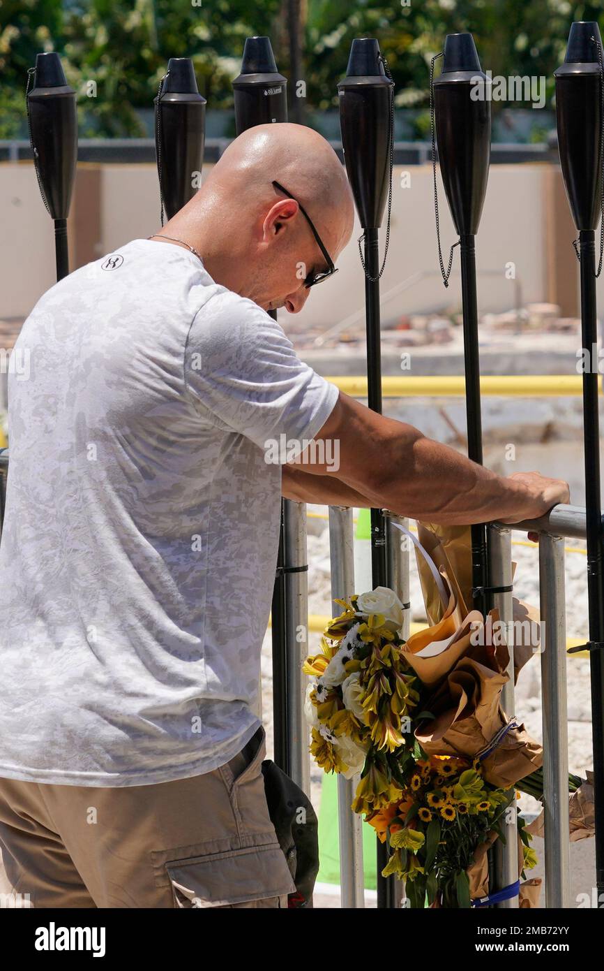 Michael Szochet pauses as he remembers his best friend Edgar Gonzalez