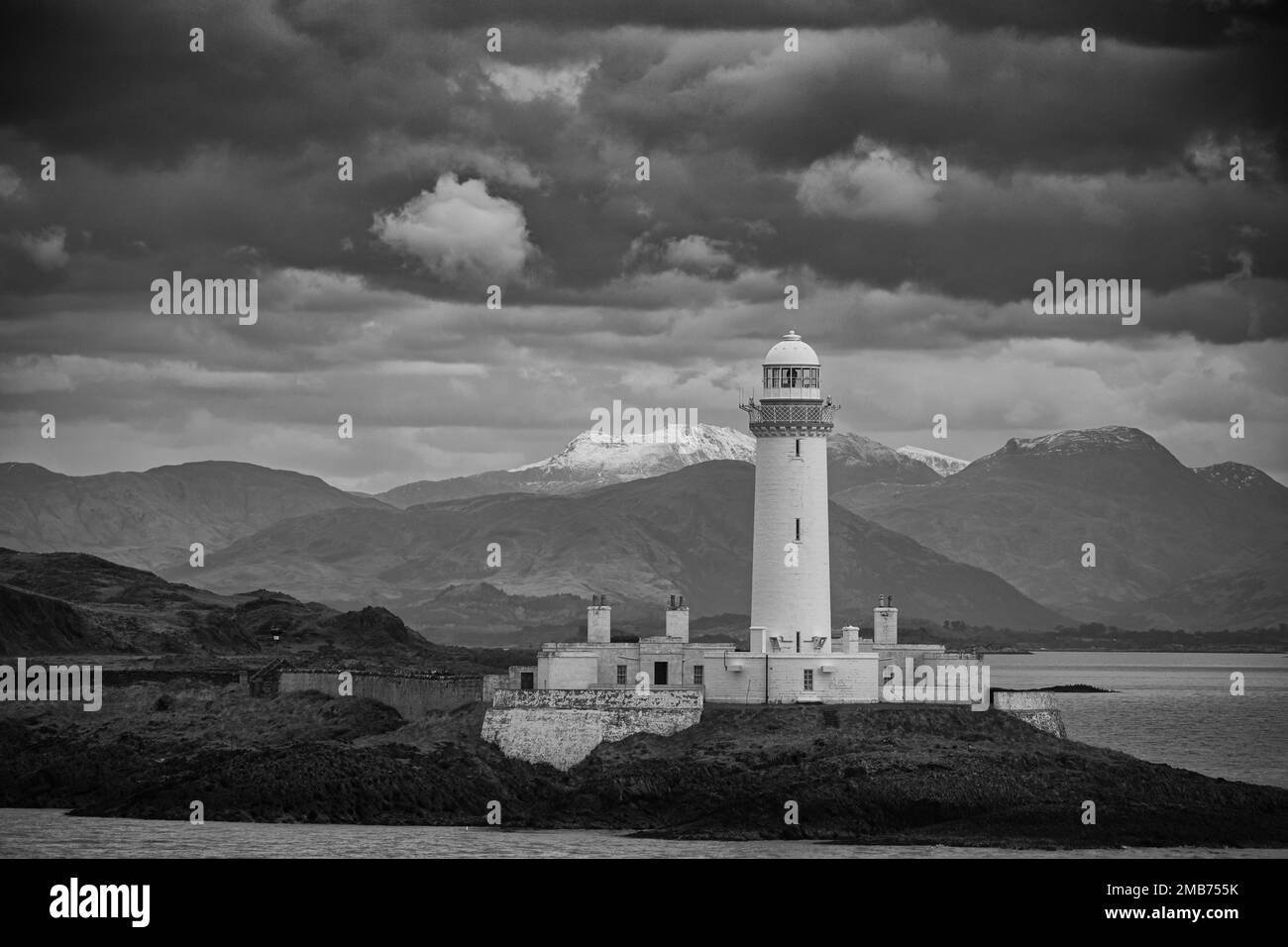 Lismore Lighthouse, Mull, Scotland Stock Photo