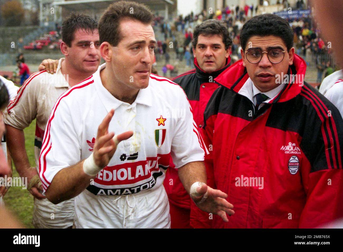 FILE - Mediolanum rugby team Australian Rugby Union coach Mark Ella ...