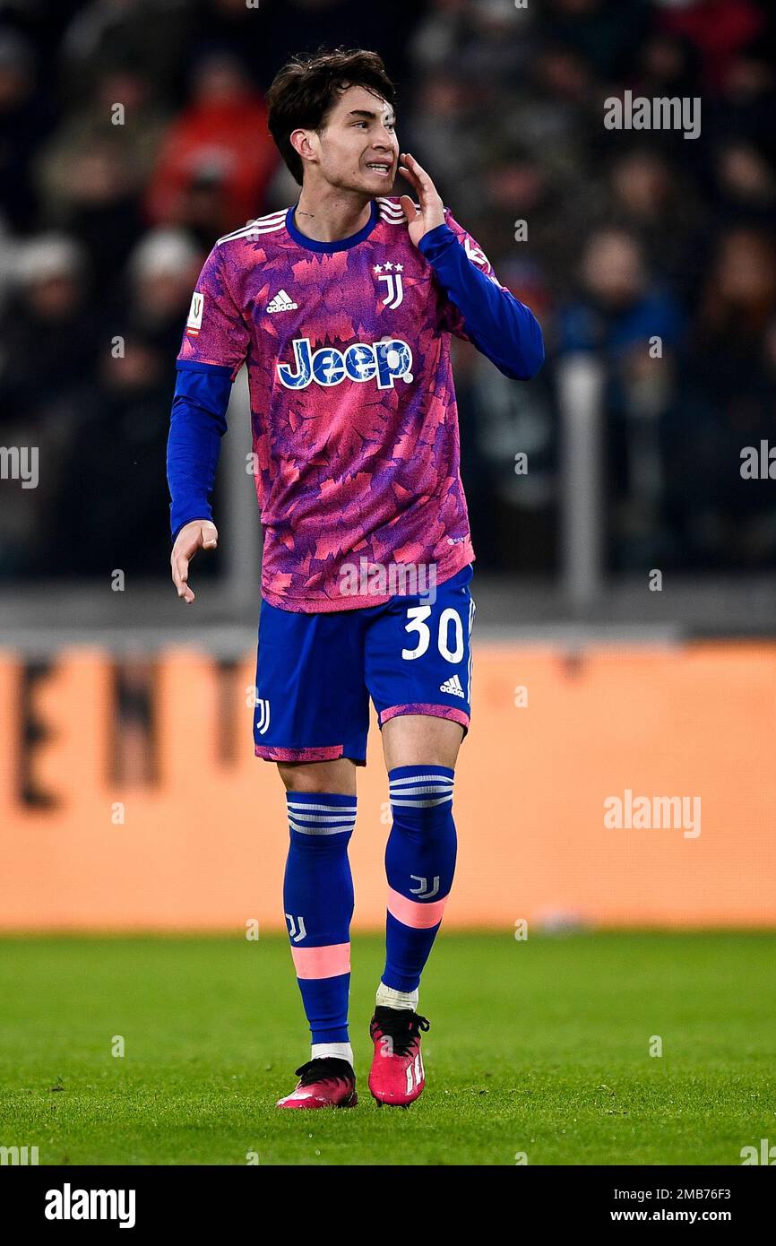 Matias Soulle Malvano of Juventus U23 looks on during the Coppa News  Photo - Getty Images