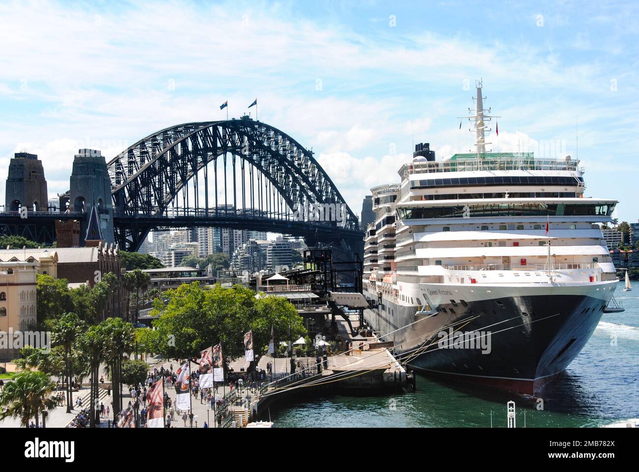 Sydney, Australia February 13, 2017 The cruise liner Queen Victoria