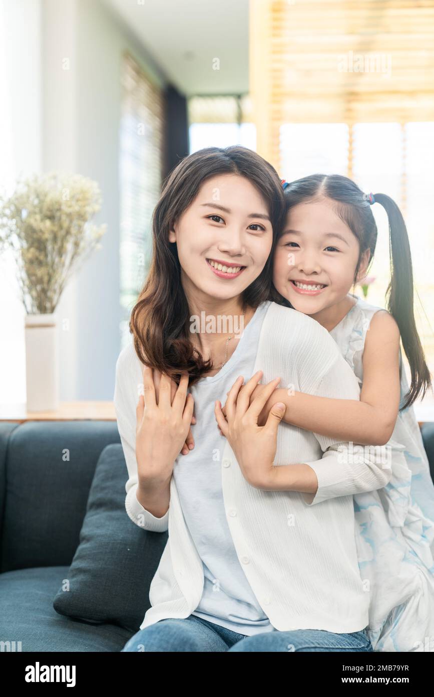 Mother daughter on way hi-res stock photography and images - Alamy