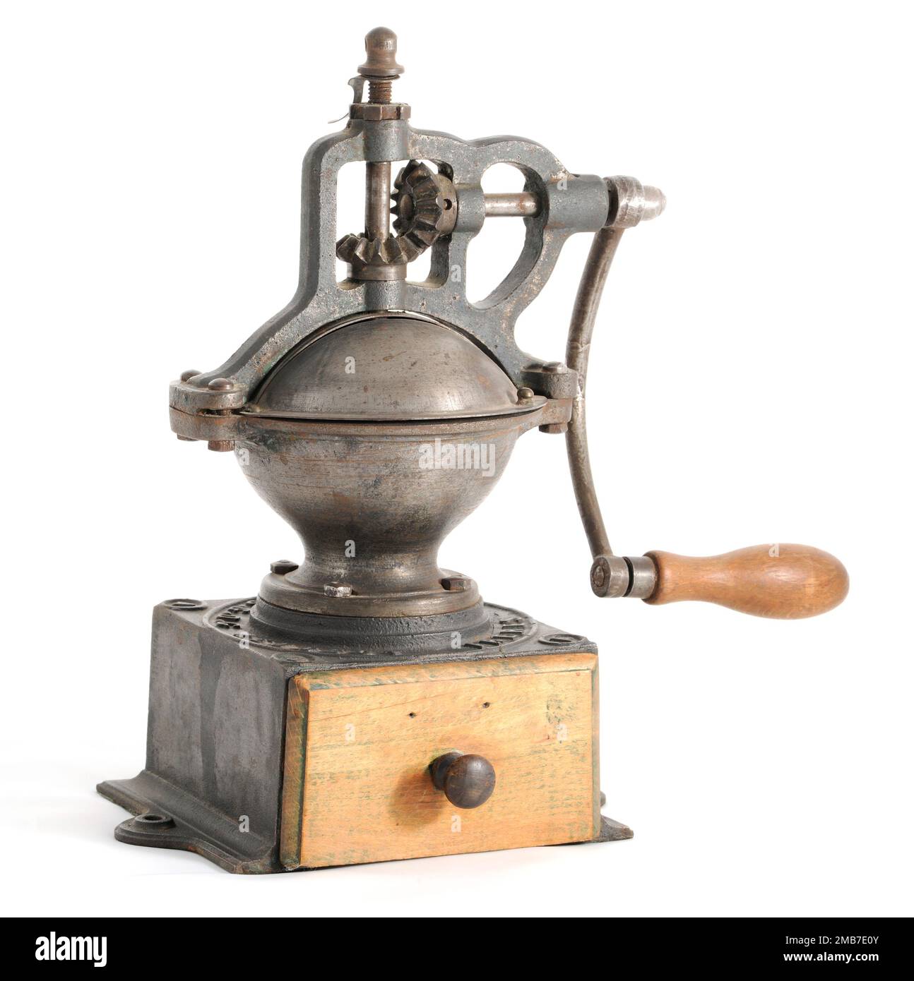 Old Traditional Coffee Mill Stock Photo Alamy