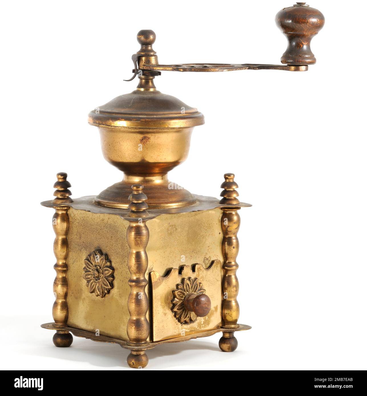 Old Traditional Coffee Mill Stock Photo Alamy