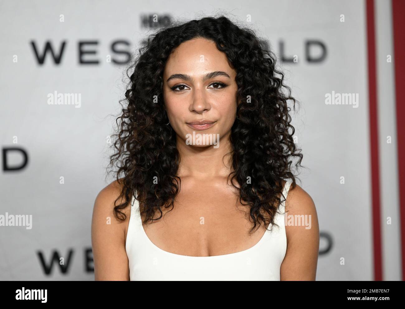 Aurora Perrineau attends the premiere of HBO's "Westworld" Season 4 at