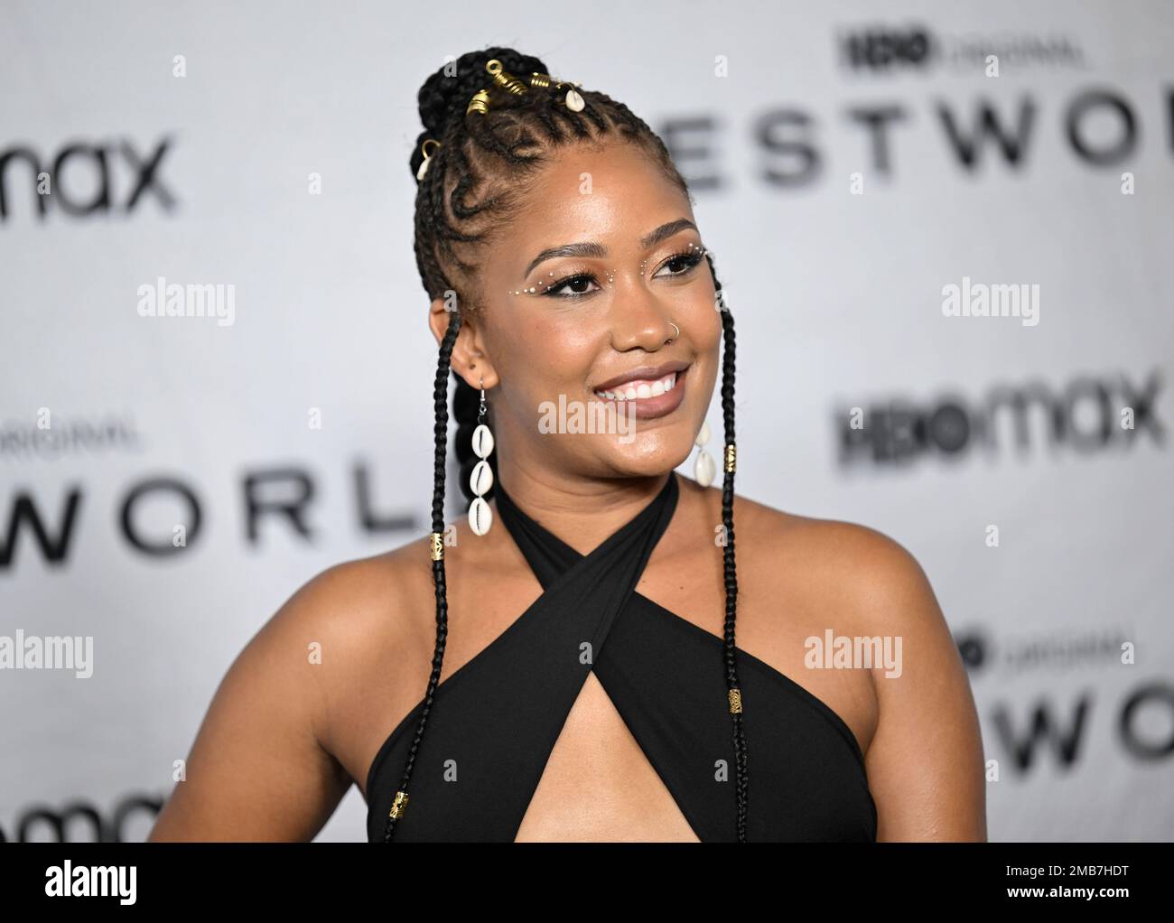 Nozipho McLean attends the premiere of HBO's "Westworld" Season 4 at