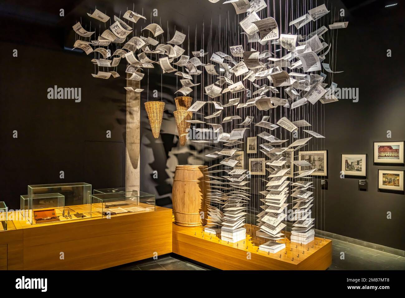 Ausstellung im  Deutschen Bergbau-Museum Bochum, Nordrhein-Westfalen, Deutschland |  German Mining Museum exhibition, Bochum,  North Rhine-Westphalia, Stock Photo