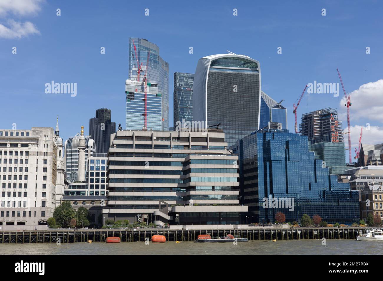 The Fenchurch Building, (The Walkie -Talkie). London's financial district Stock Photo