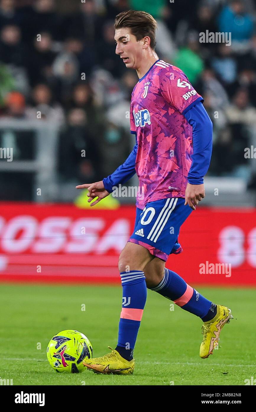 Turin, Italy. 09th Aug, 2023. Fabio Miretti of Juventus during the  pre-season test match between Juventus Fc and Juventus NextGen U23 on 09  August 2023 at Juventus Stadium, Turin, taly. Photo Nderim