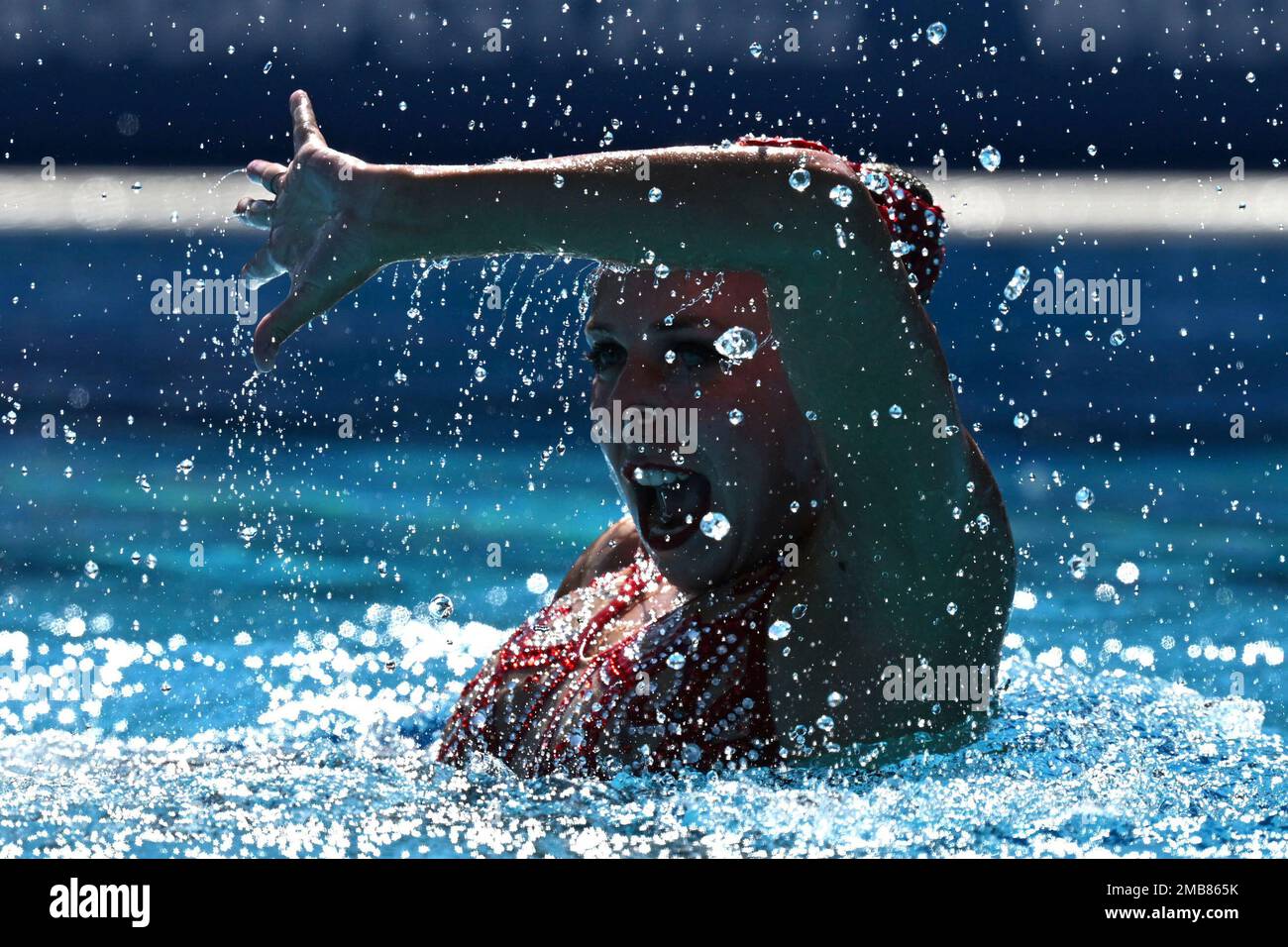 France's Oriane Jaillardon competes during solo technical final of