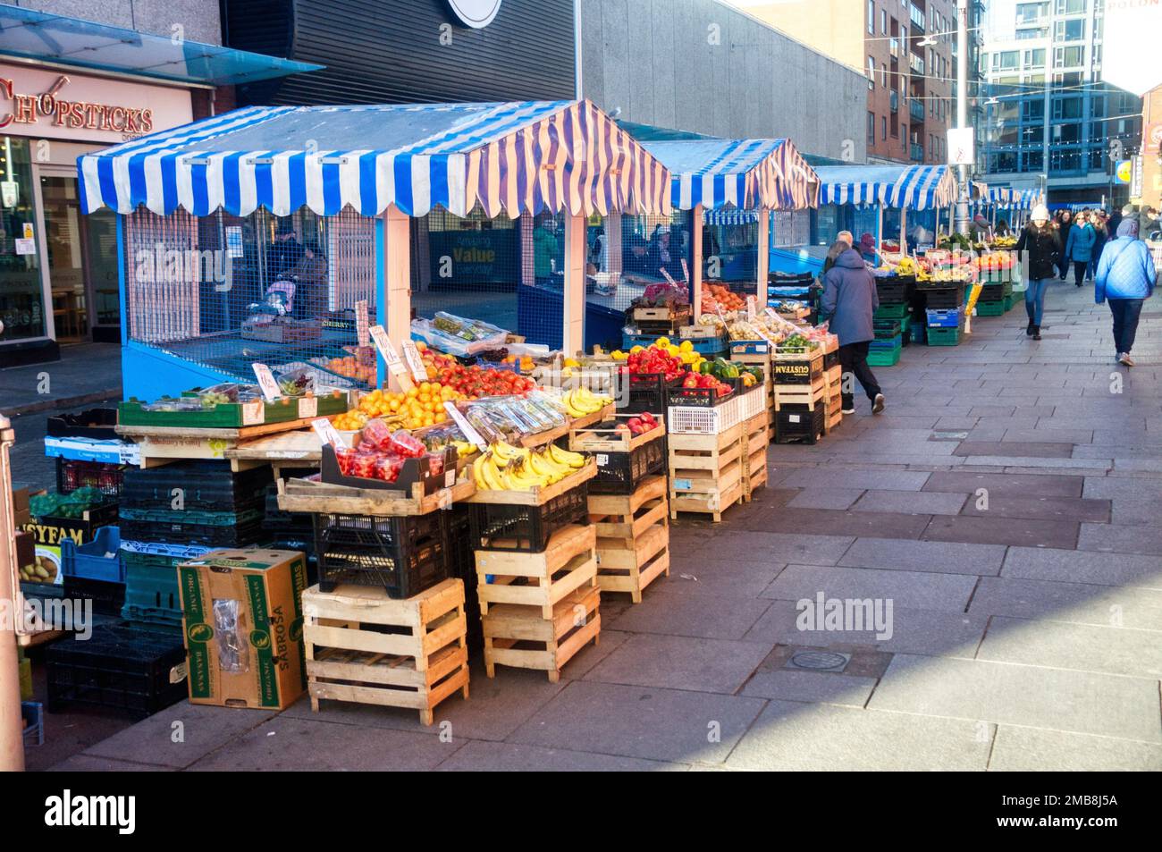moore street market Stock Photo Alamy