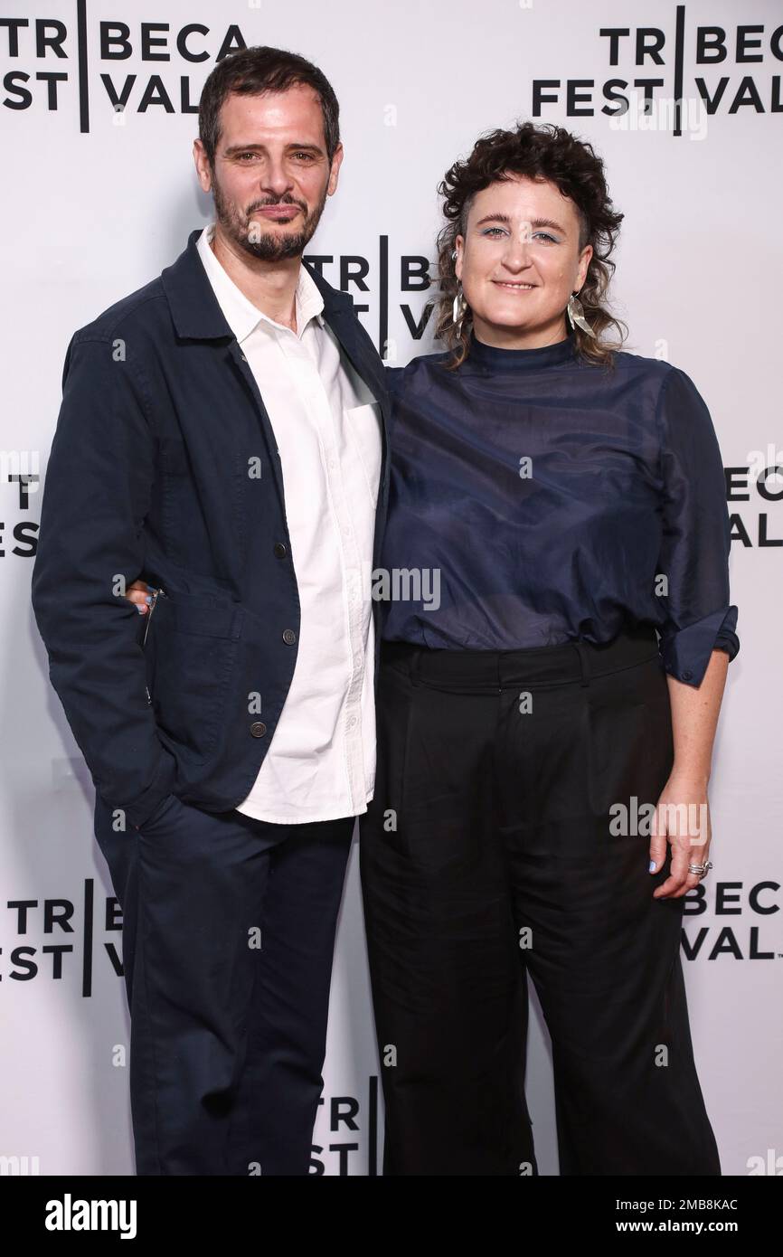 Cinematographer Bryan Mason, left, and director Sophie Hyde, right