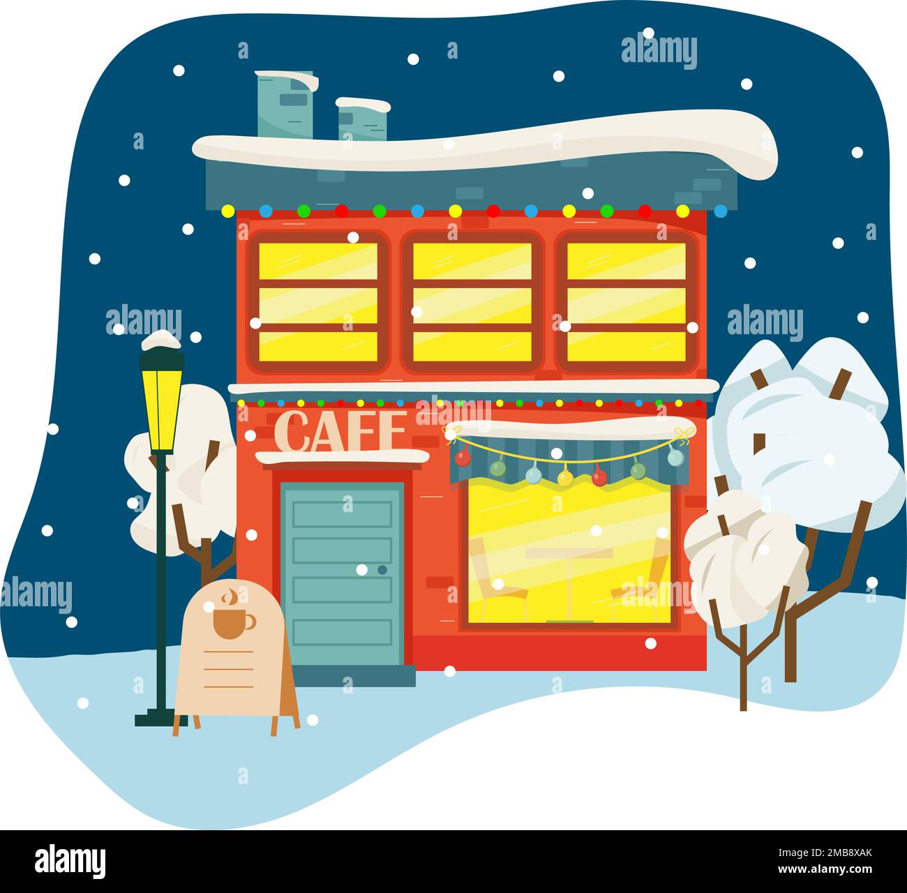 Christmas Cafe In The City flat Style Stock Vector Image Art Alamy christmas-cafe-in-the-city-flat-style-stock-vector-image-art-alamy