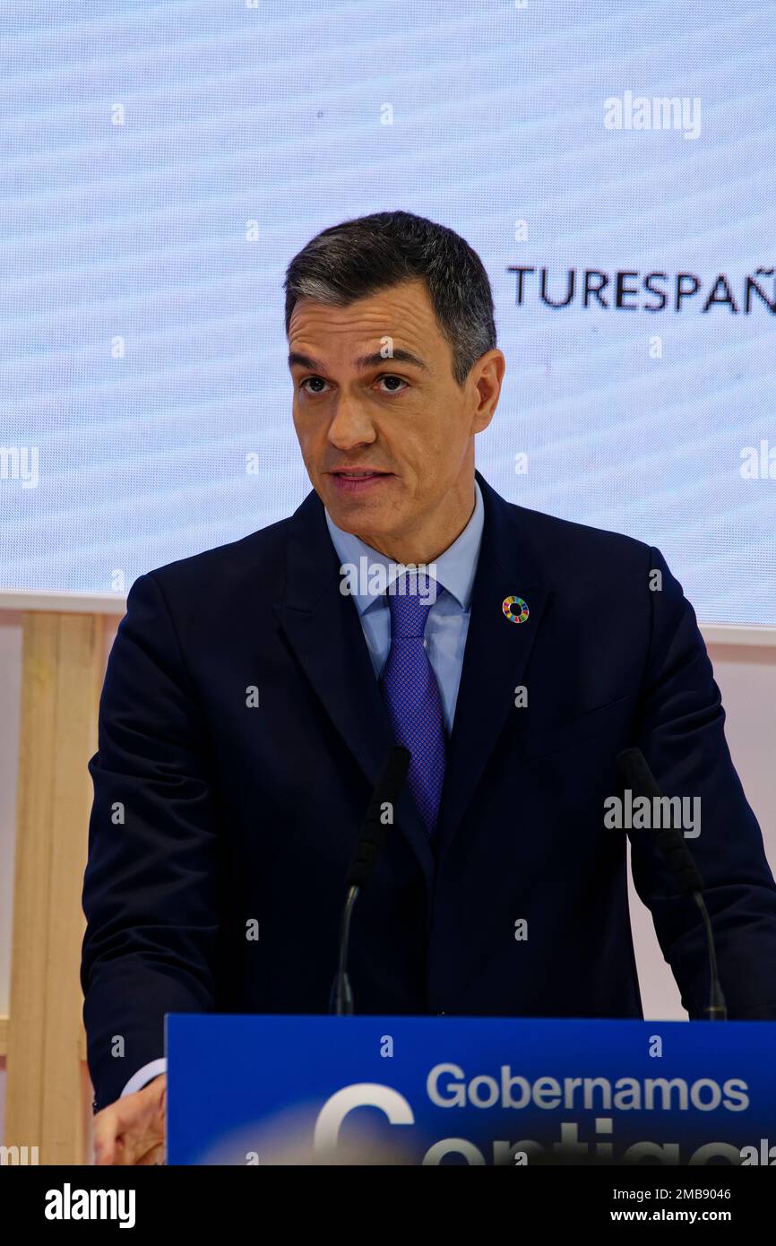 Madrid, Spain. 20th Jan, 2023. FITUR the International Tourism Fair of