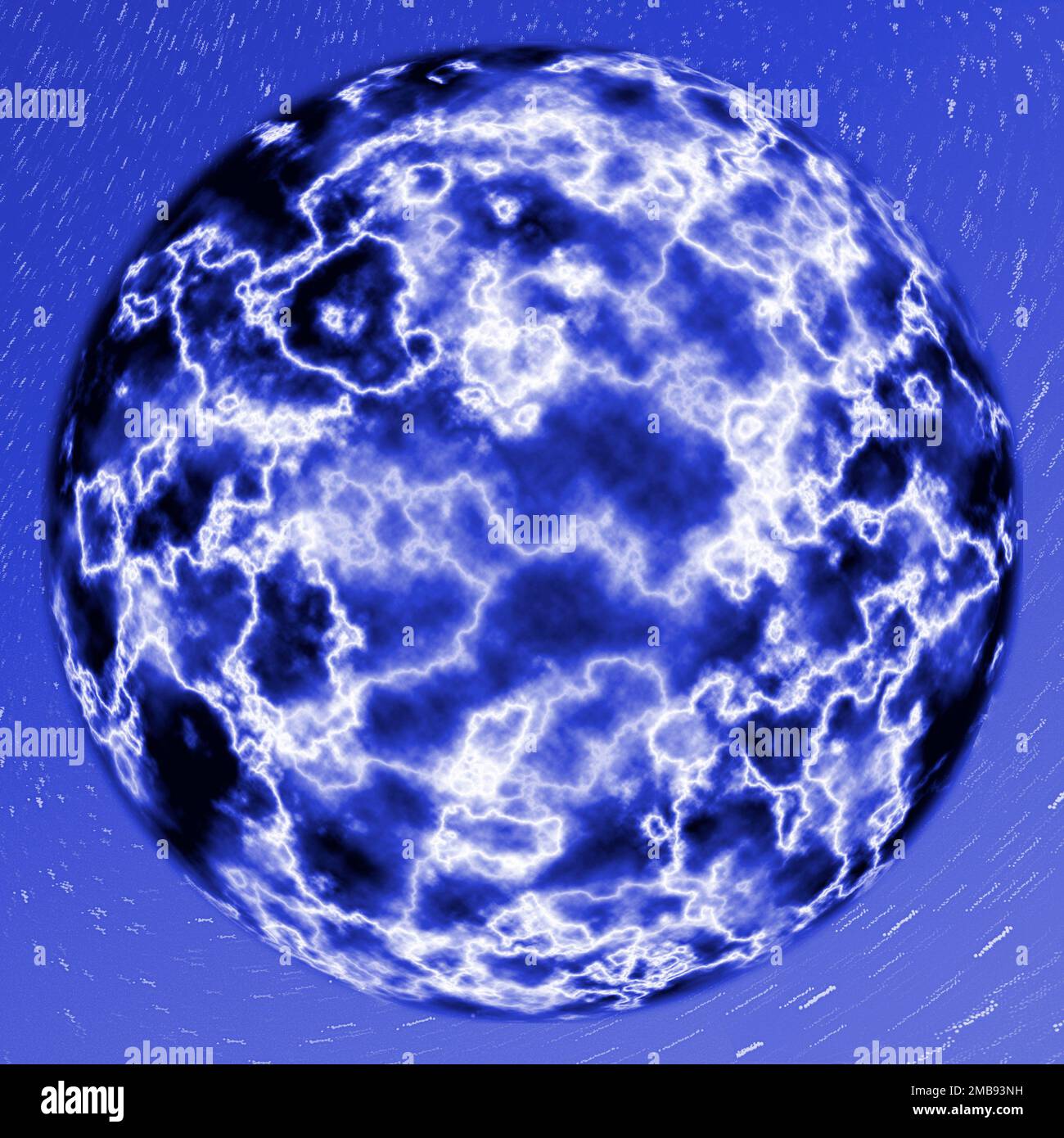 Globe covered with lightning flashes Stock Photo Alamy