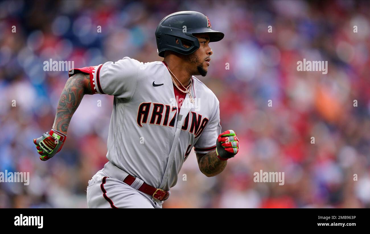 Arizona Diamondbacks' Ketel Marte plays during a baseball game, Sunday,  June 11, 2023, in Detroit. (AP Photo/Carlos Osorio Stock Photo - Alamy