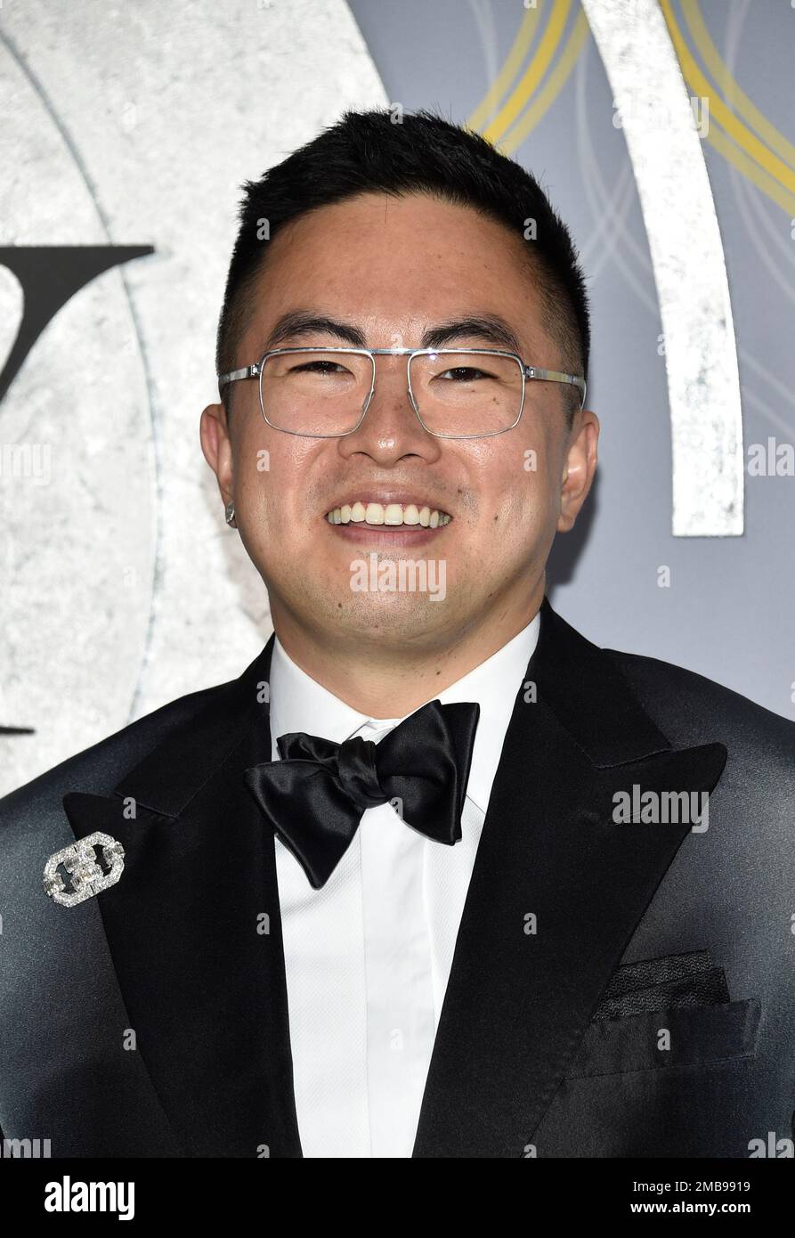 Bowen Yang arrives at the 75th annual Tony Awards on Sunday, June 12