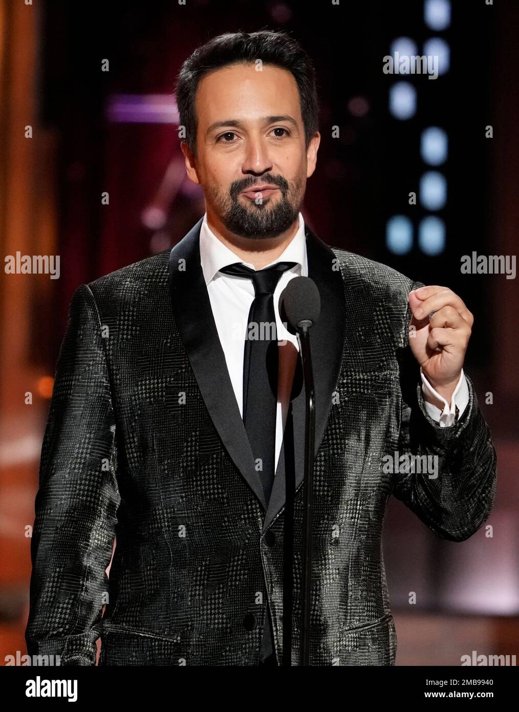 LinManuel Miranda introduces a tribute to Stephen Sondheim at the 75th