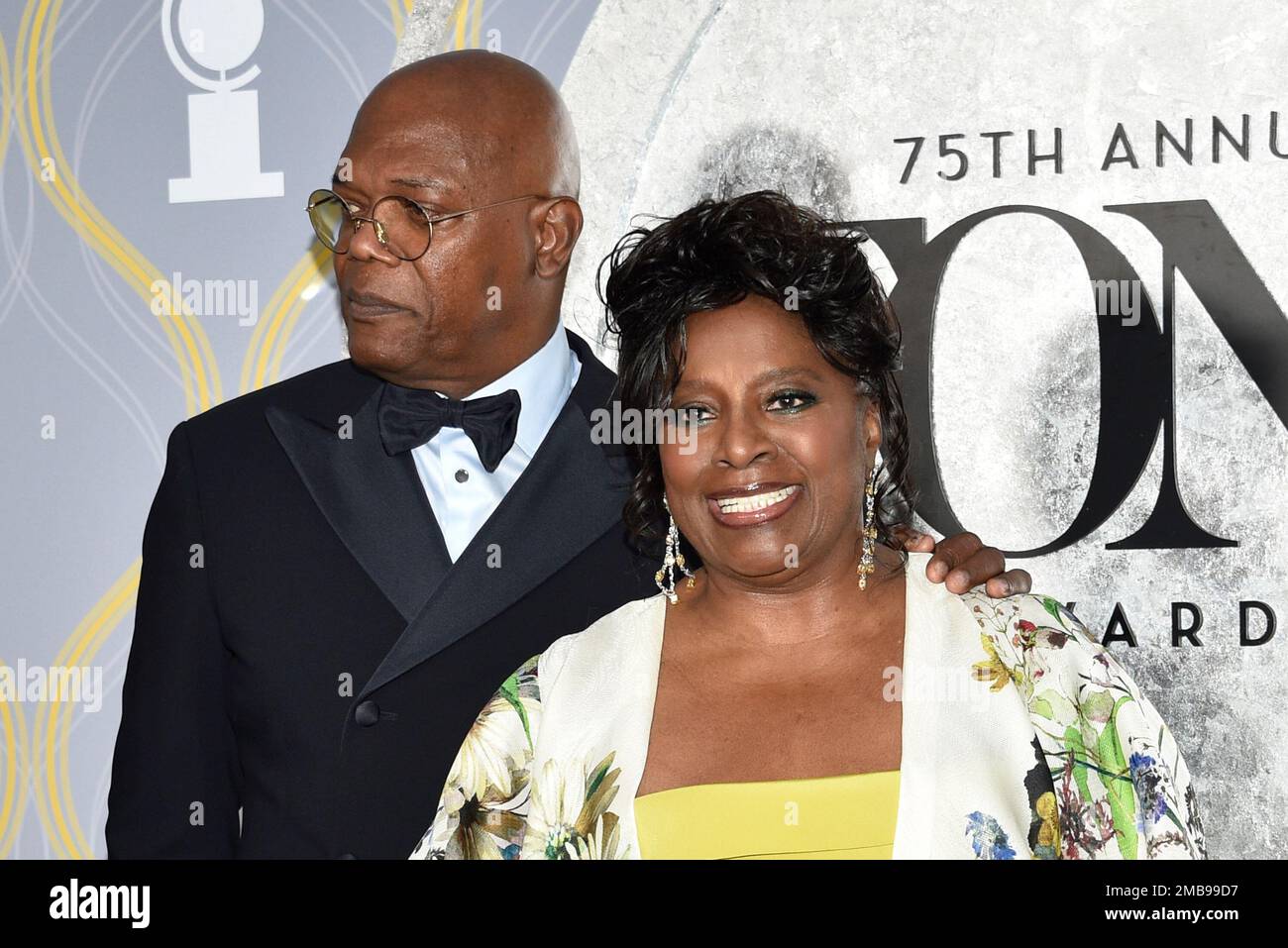 Samuel L. Jackson, left, and LaTanya Richardson Jackson arrive at the