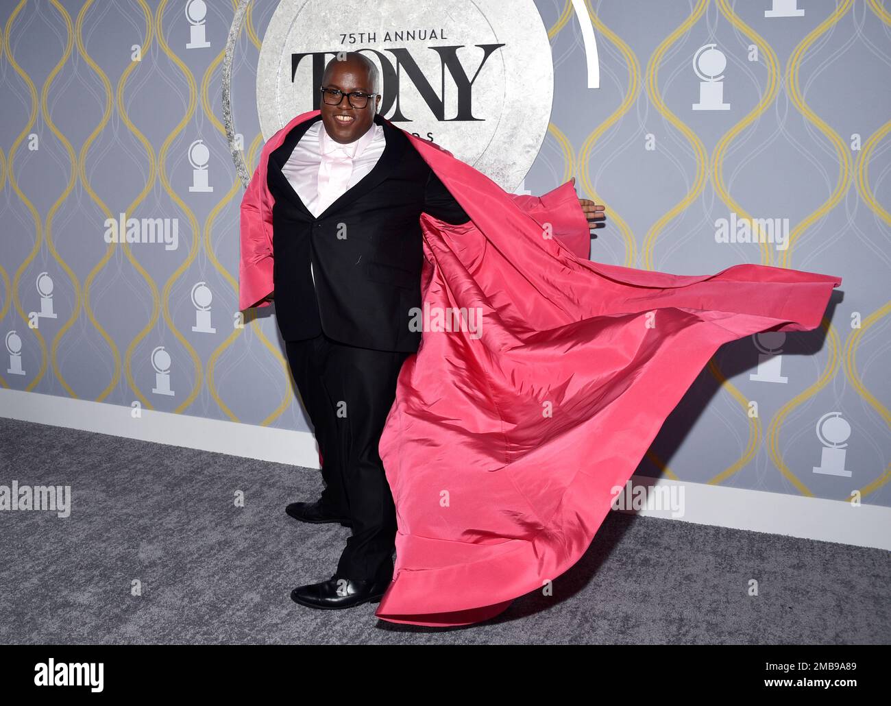 Michael R. Jackson arrives at the 75th annual Tony Awards on Sunday ...