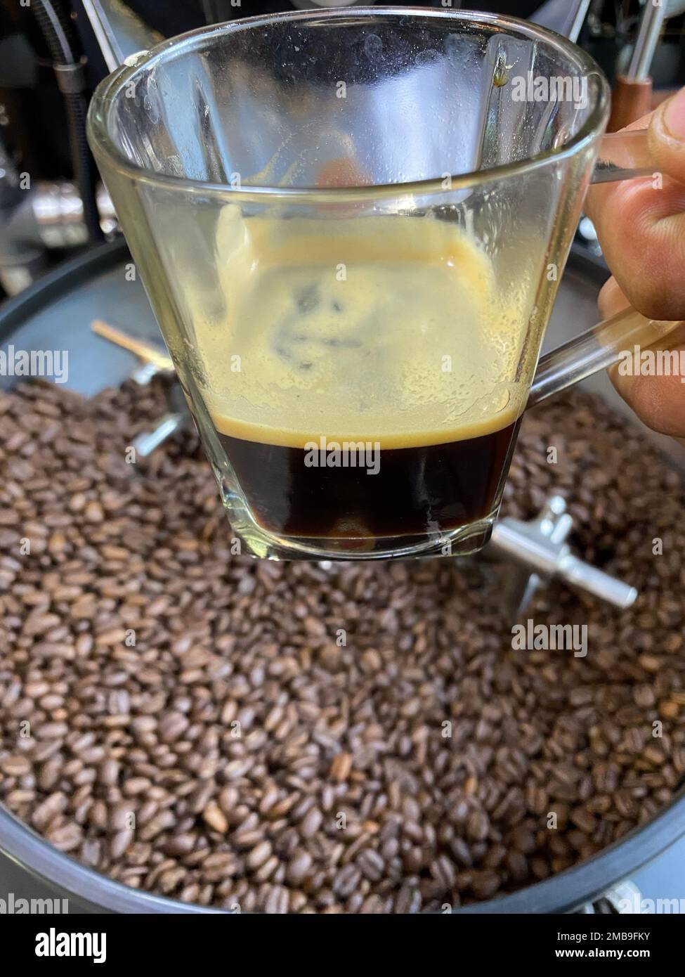 Coffee beans originating from Aceh, Central Gayo which are treated very