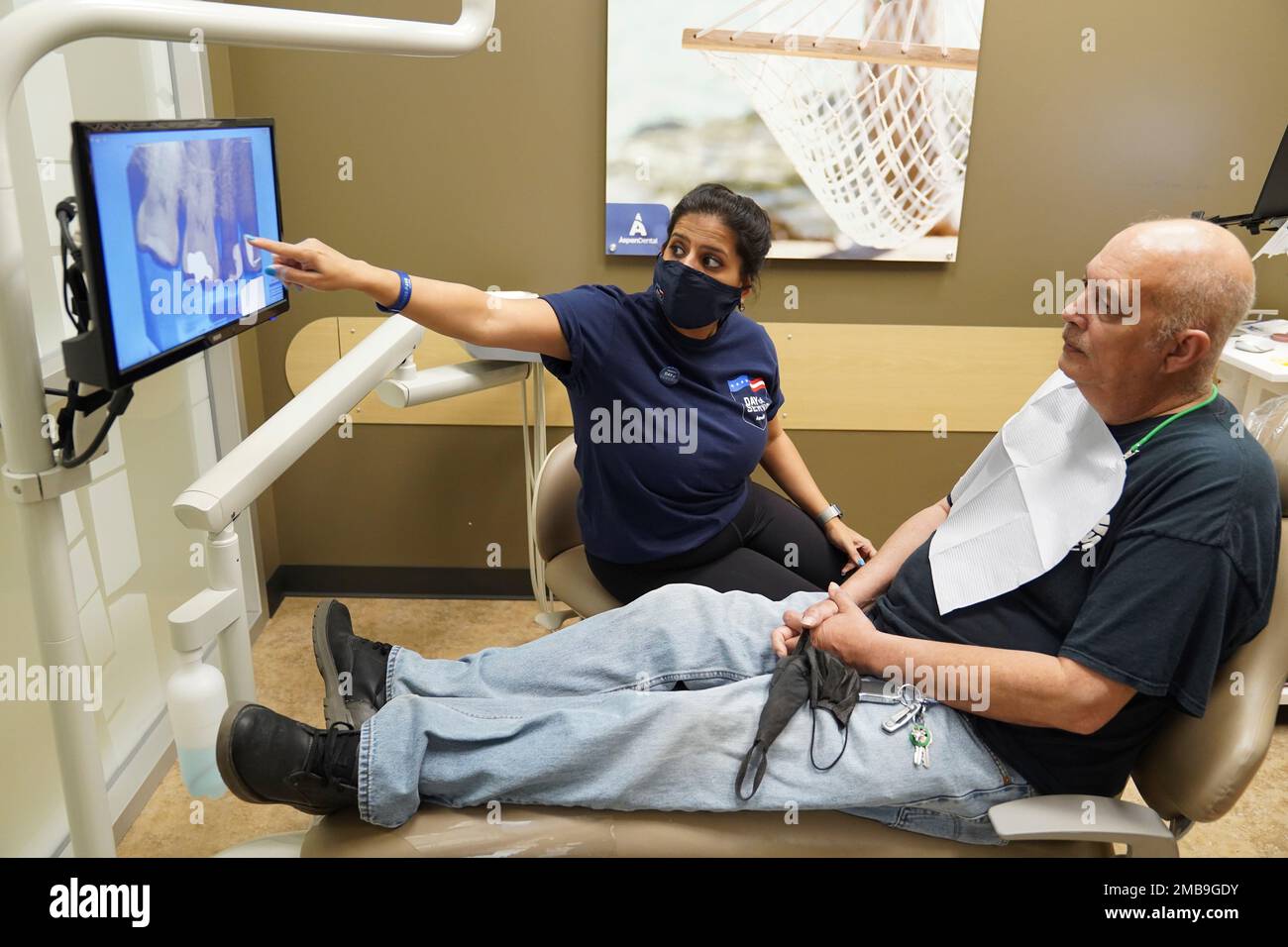 IMAGE DISTRIBUTED FOR ASPEN DENTAL Dr. Mithila Sharma speaks with a