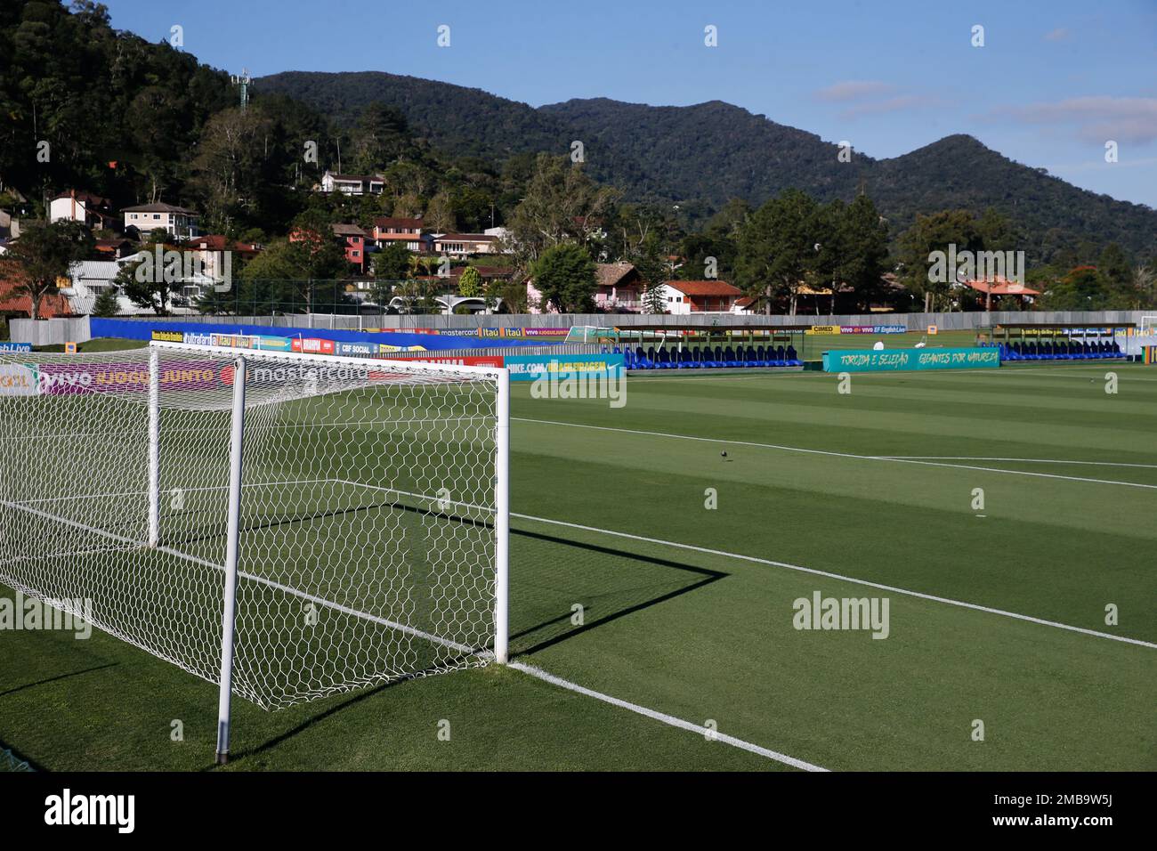 Granja Comary football complex training center of Brazil's national soccer team, managed by the Brazilian Football Confederation  - 05.21.2018 Stock Photo