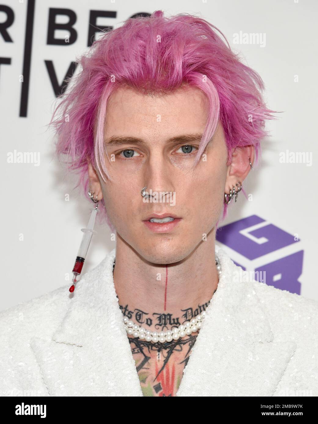 Actor Colson Baker attends the premiere for "Taurus" at the Beacon ...