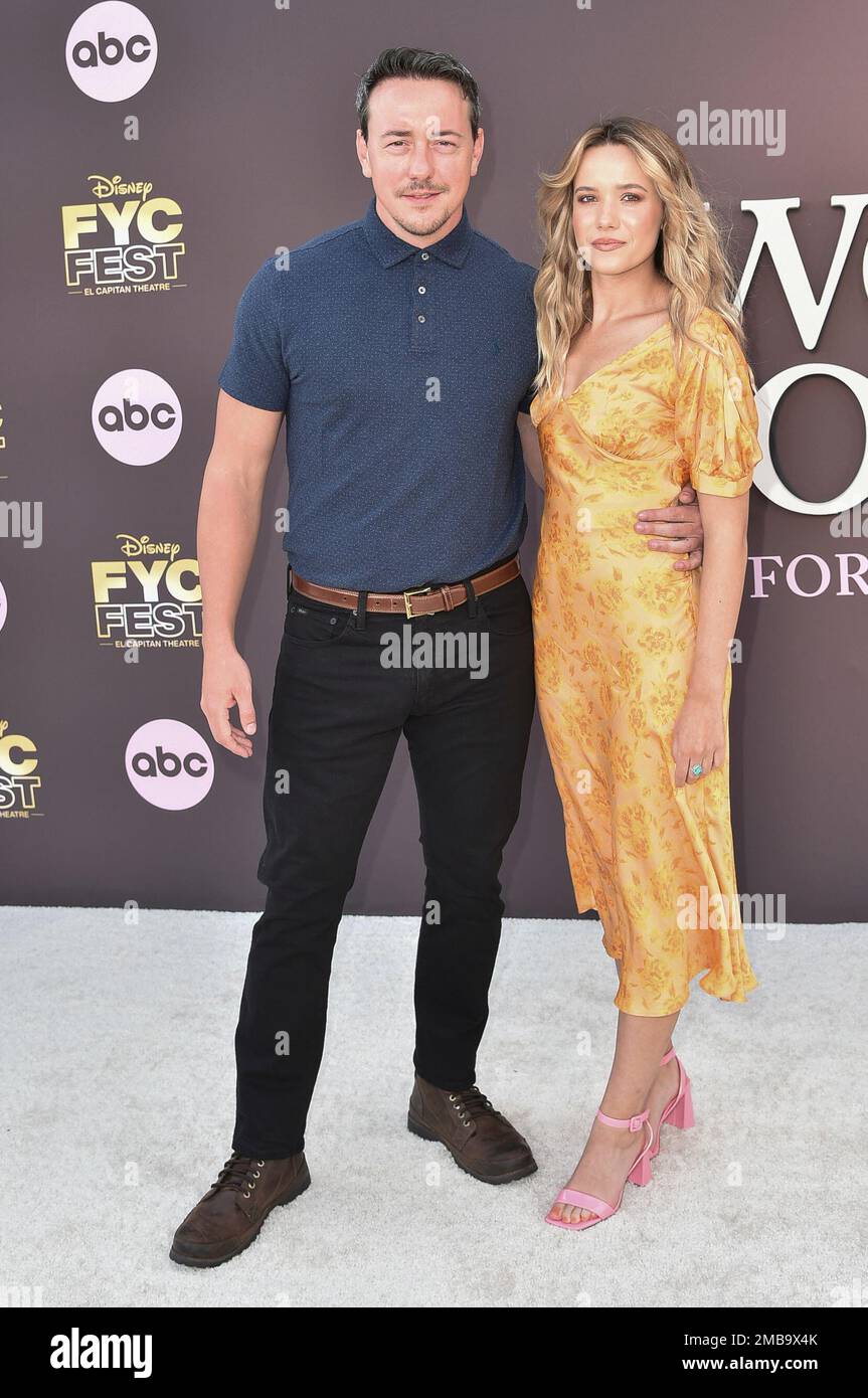 Chris Coy, left, and Julia McDermott attend a special screening of