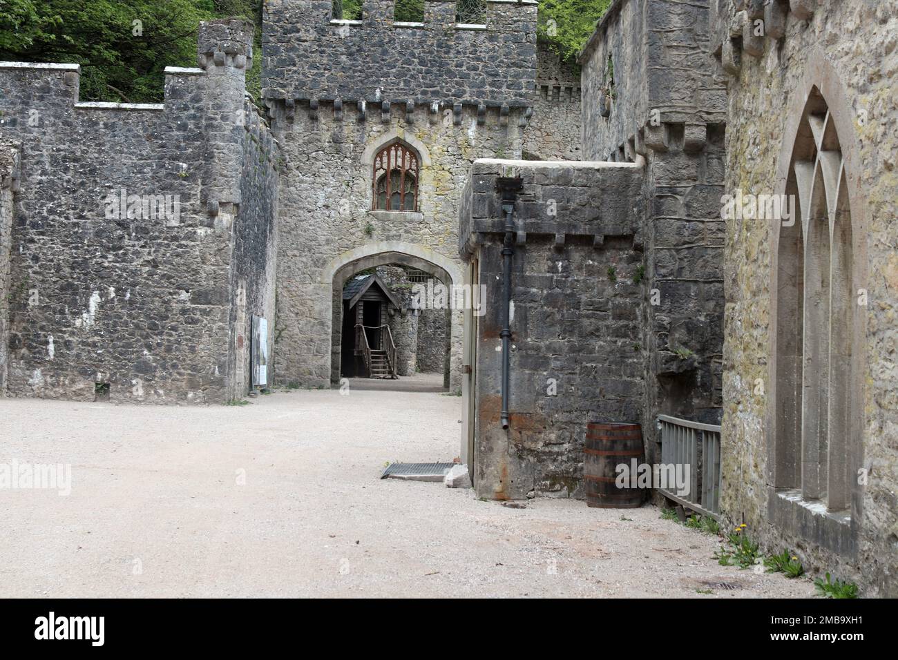 Gwrych Castle in Abergele Conwy North Wales Stock Photo Alamy